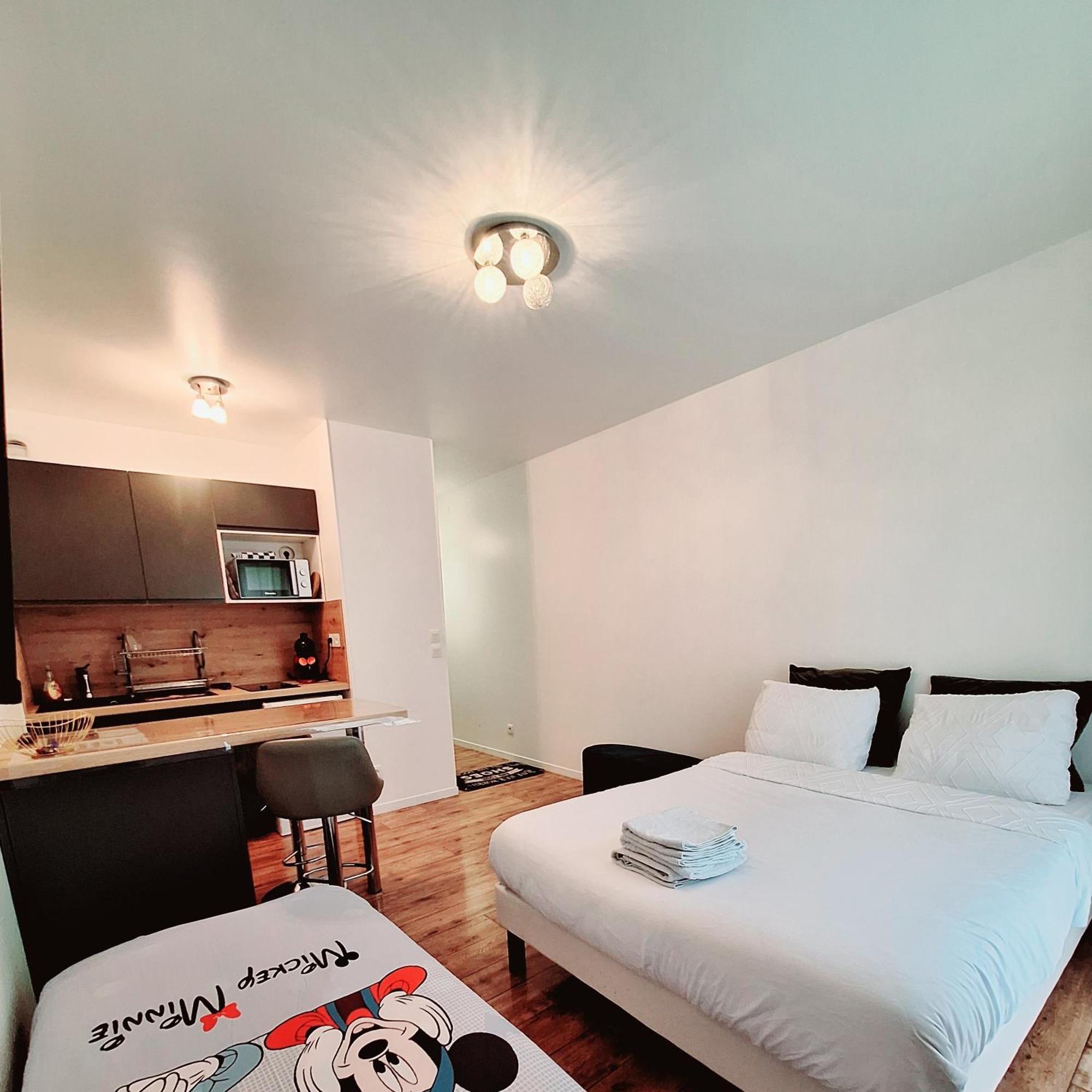 Studio Alpha - 2Min By Train To Disneyland Or 20Min Walk - 5Min Walk To "Val D'Europe" Station 몽테브랭 외부 사진